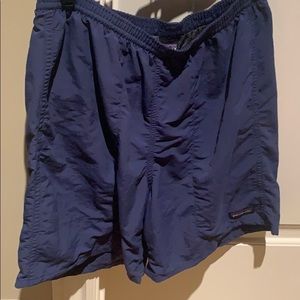 Navy Patagonia Baggies 7”